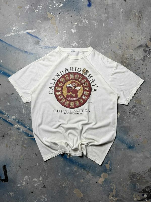 Koszulka Calendario Maya Tee White L