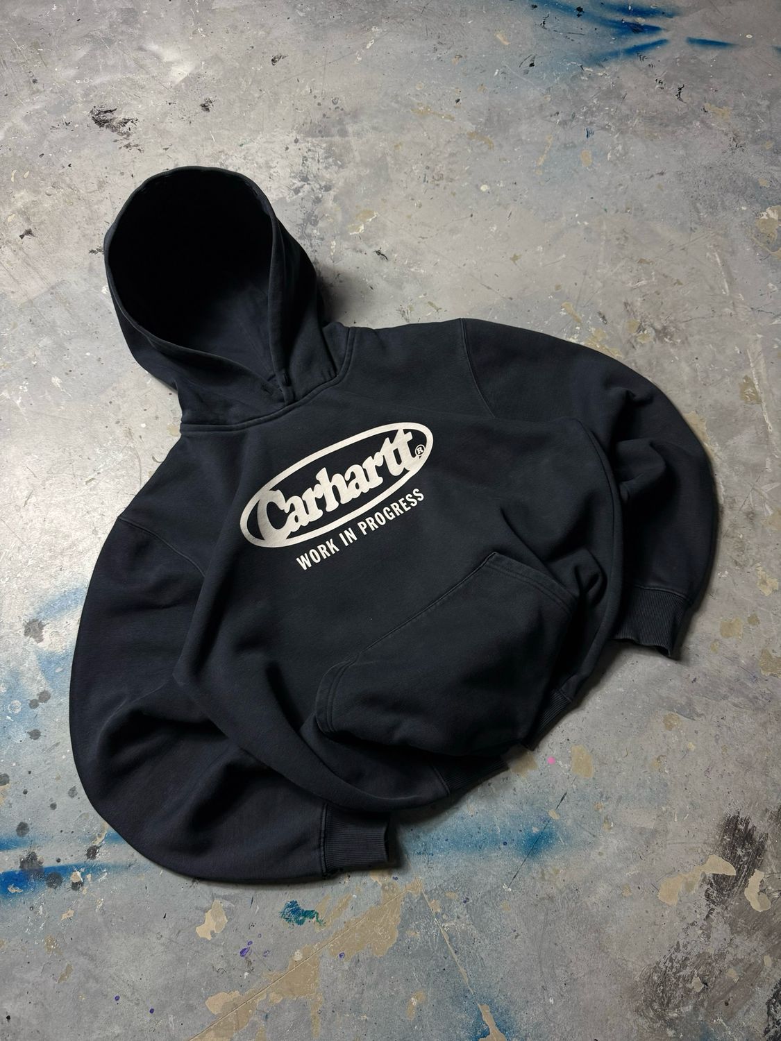 Bluza Carhartt Hooded Oval Hoodie Black L