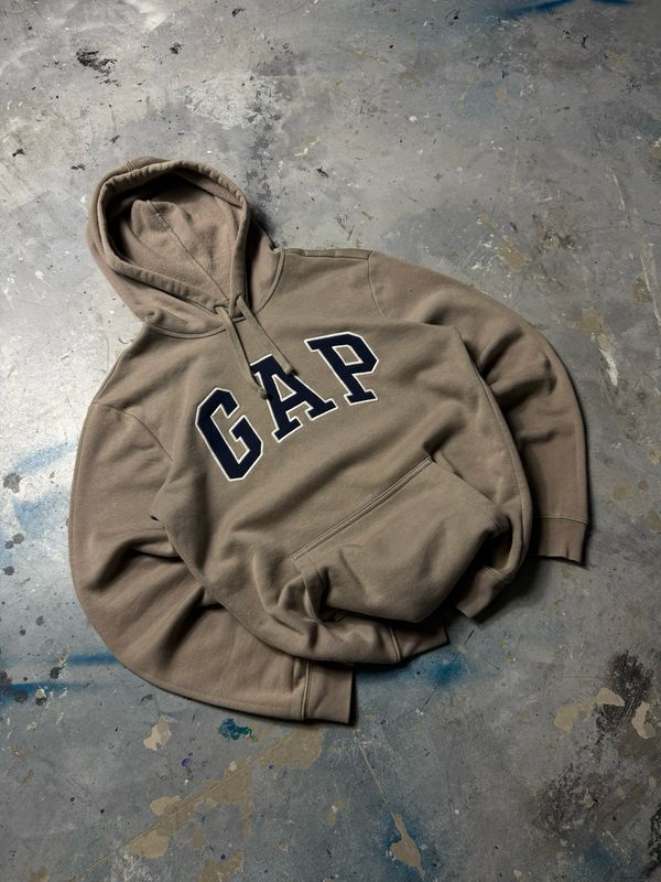 Bluza GAP Bla/Logo Hoodie Beige M