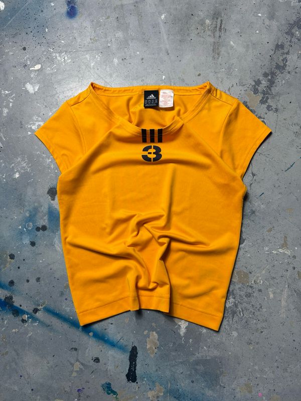 Koszulka Adidas Number 3 Stripes Jersey Yellow S
