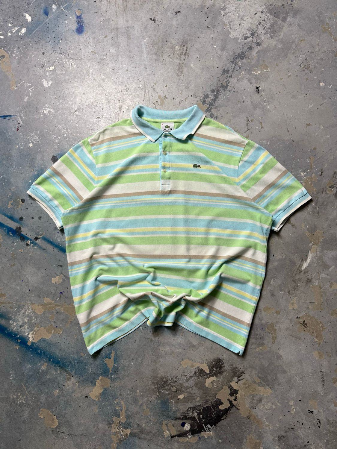 Koszulka Lacoste Stripes Polo Multi XL