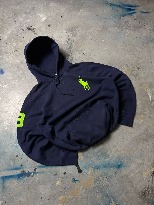 Bluza Ralph Lauren Big Pony Hoodie Navy M