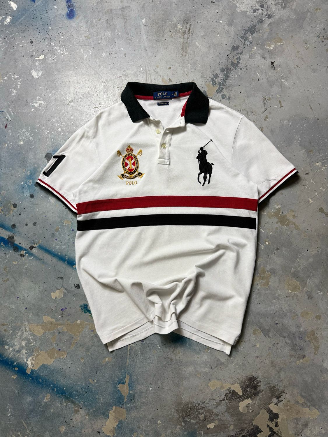 Koszulka Ralph Lauren Big Pony&amp;Brest Polo White S