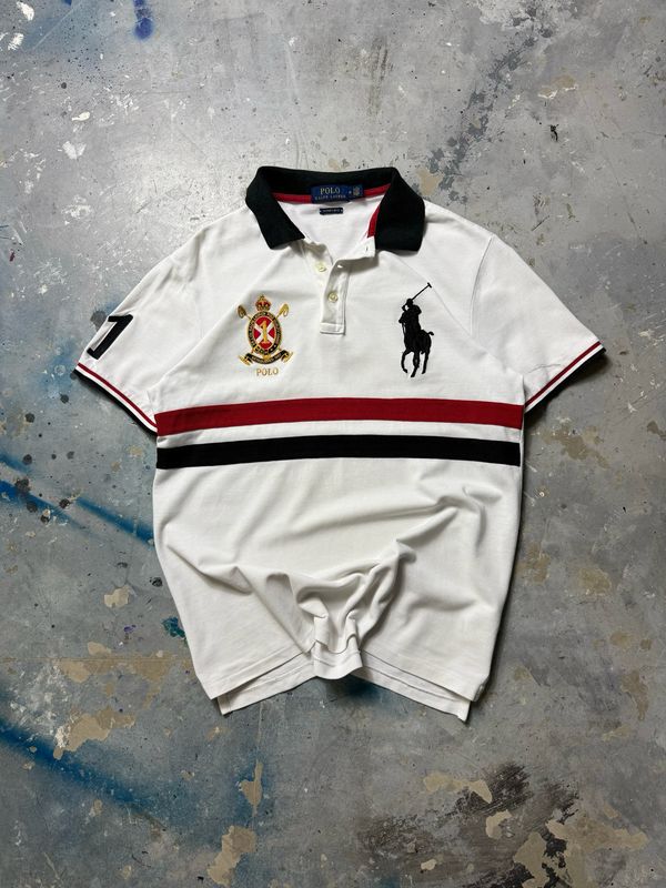 Koszulka Ralph Lauren Big Pony&amp;Brest Polo White S