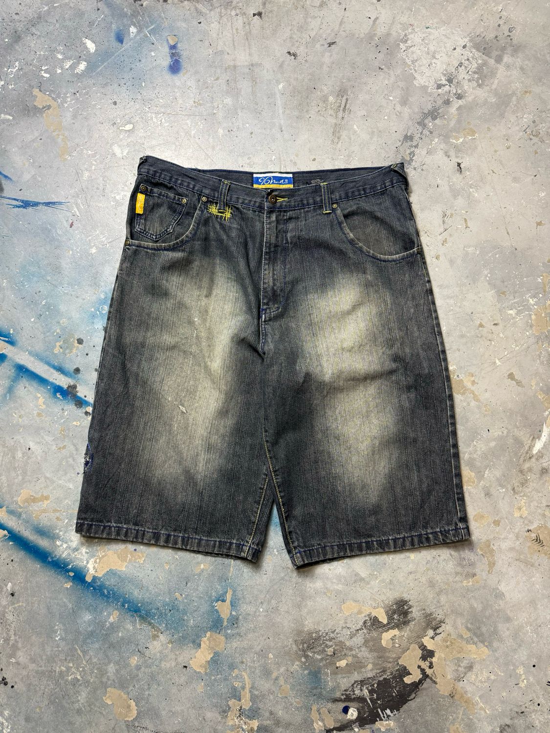 Spodnie Stiches Denim Shorts Navy