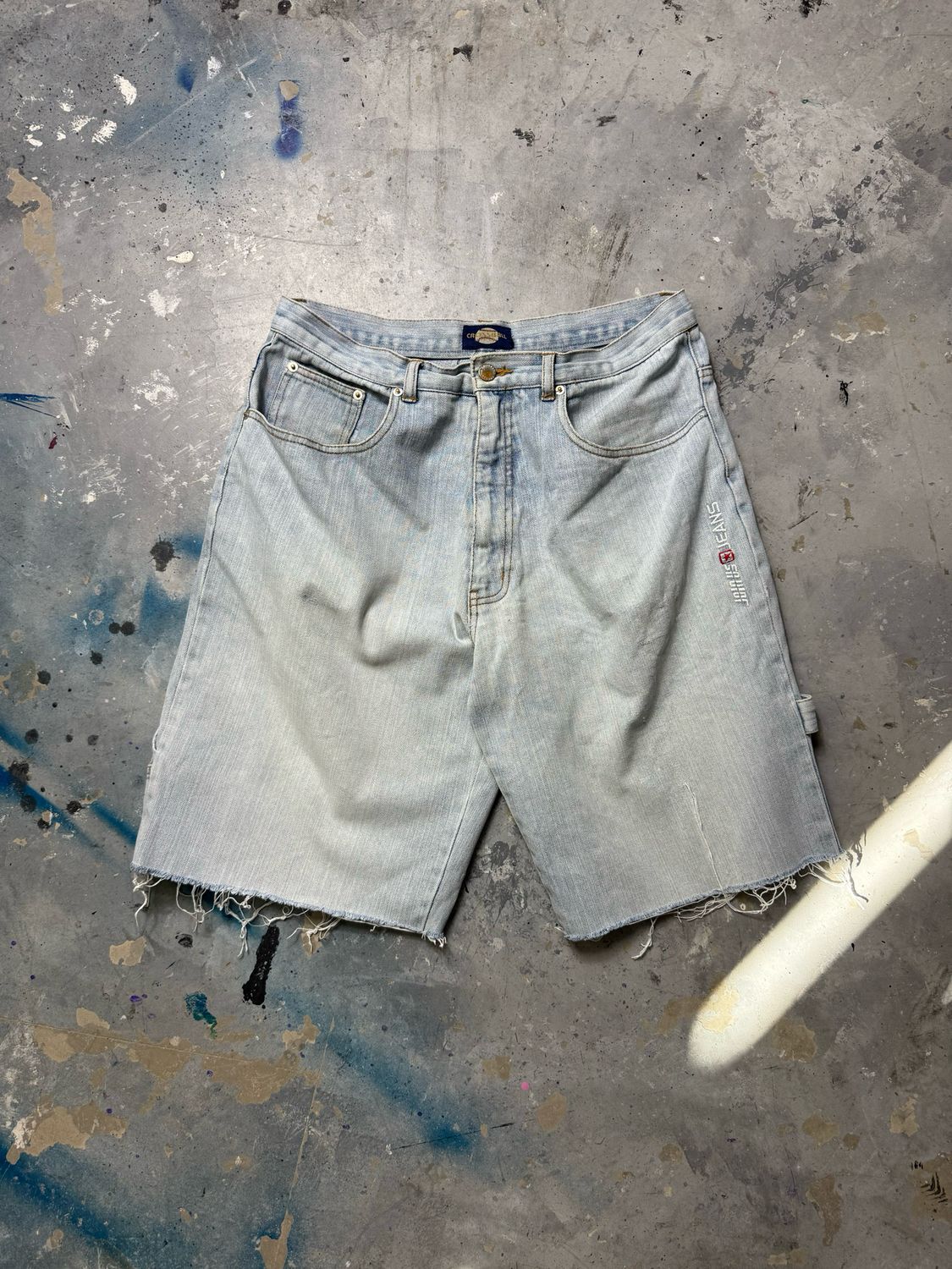 Spodnie Crossball Denim Shorts Light-Blue