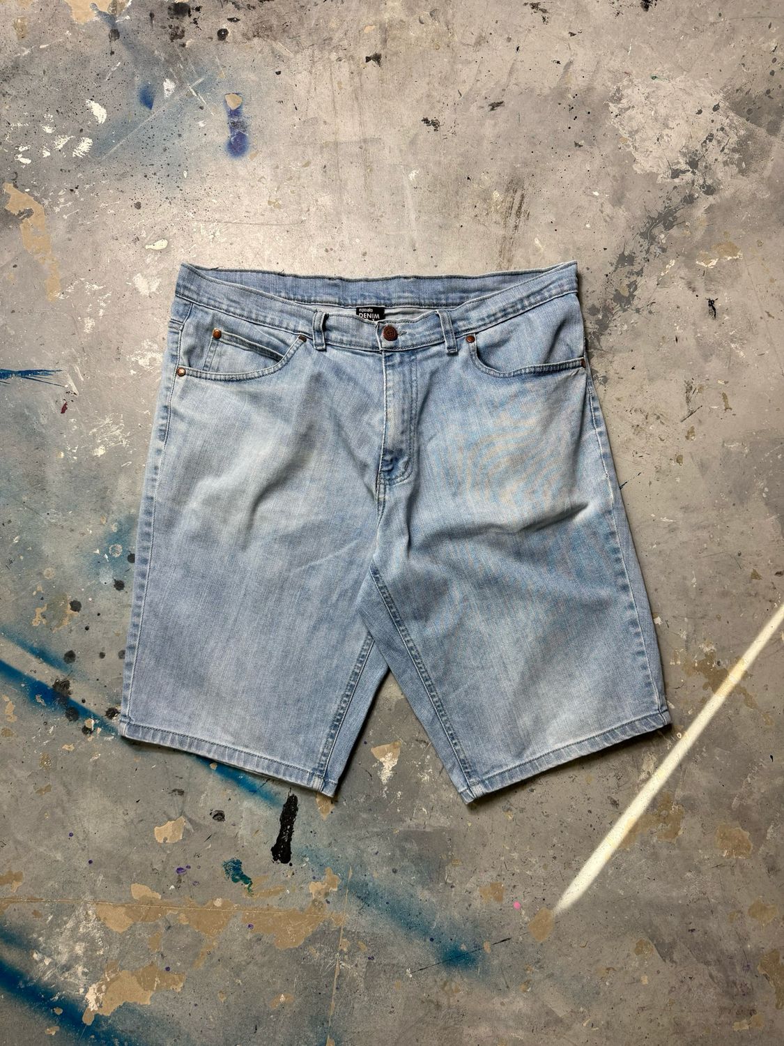 Spodnie El Polako Denim Shorts Blue