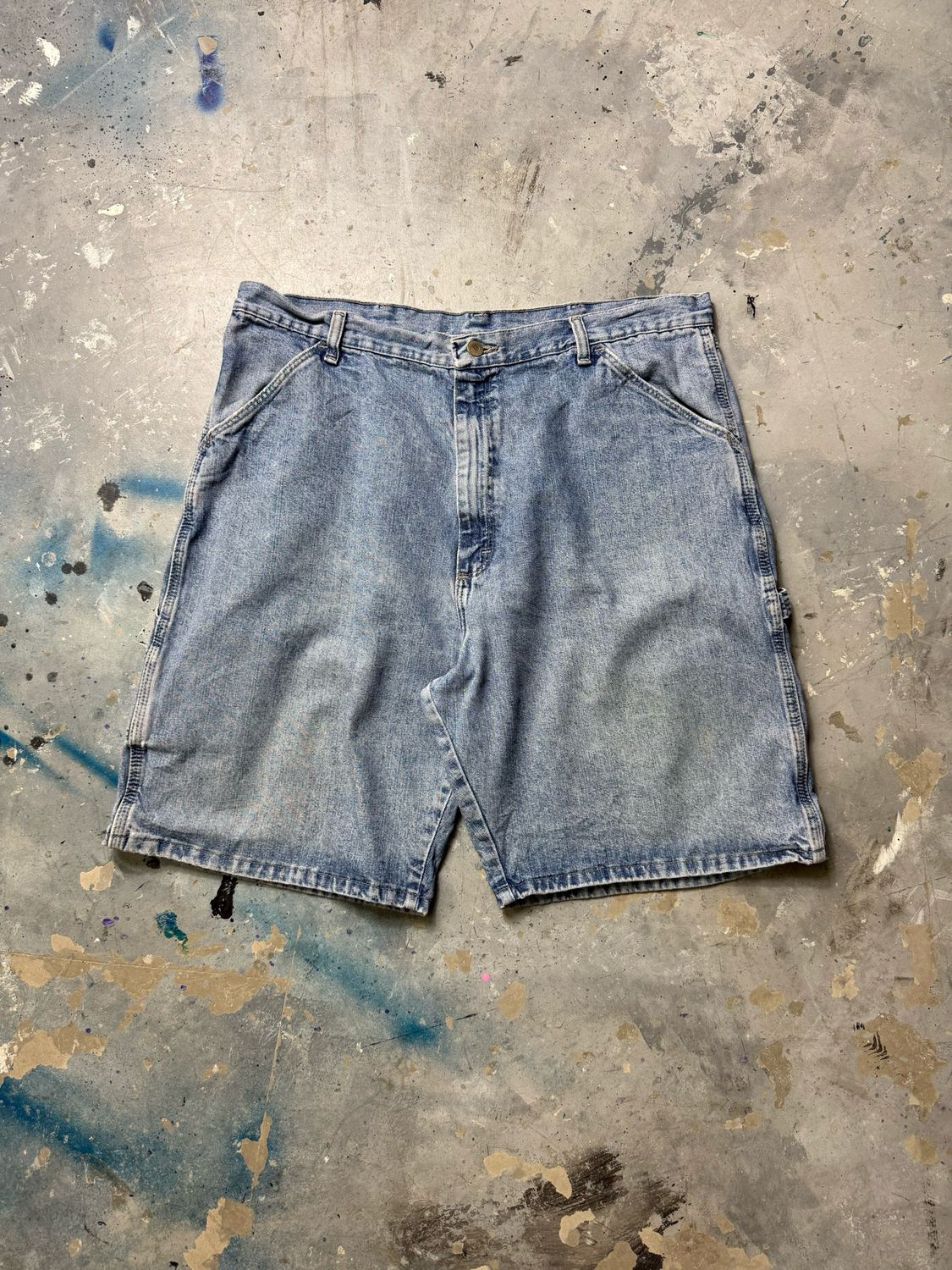 Spodnie Wrangler 38 Denim Shorts Blue