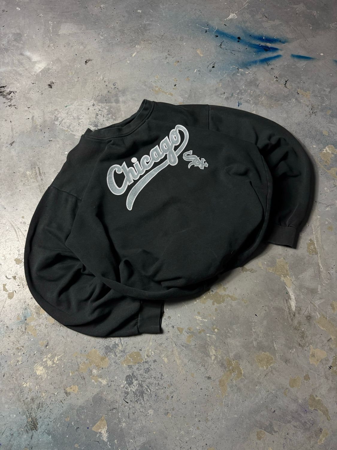 Bluza MLB Chicago White Sox Crewneck Black L