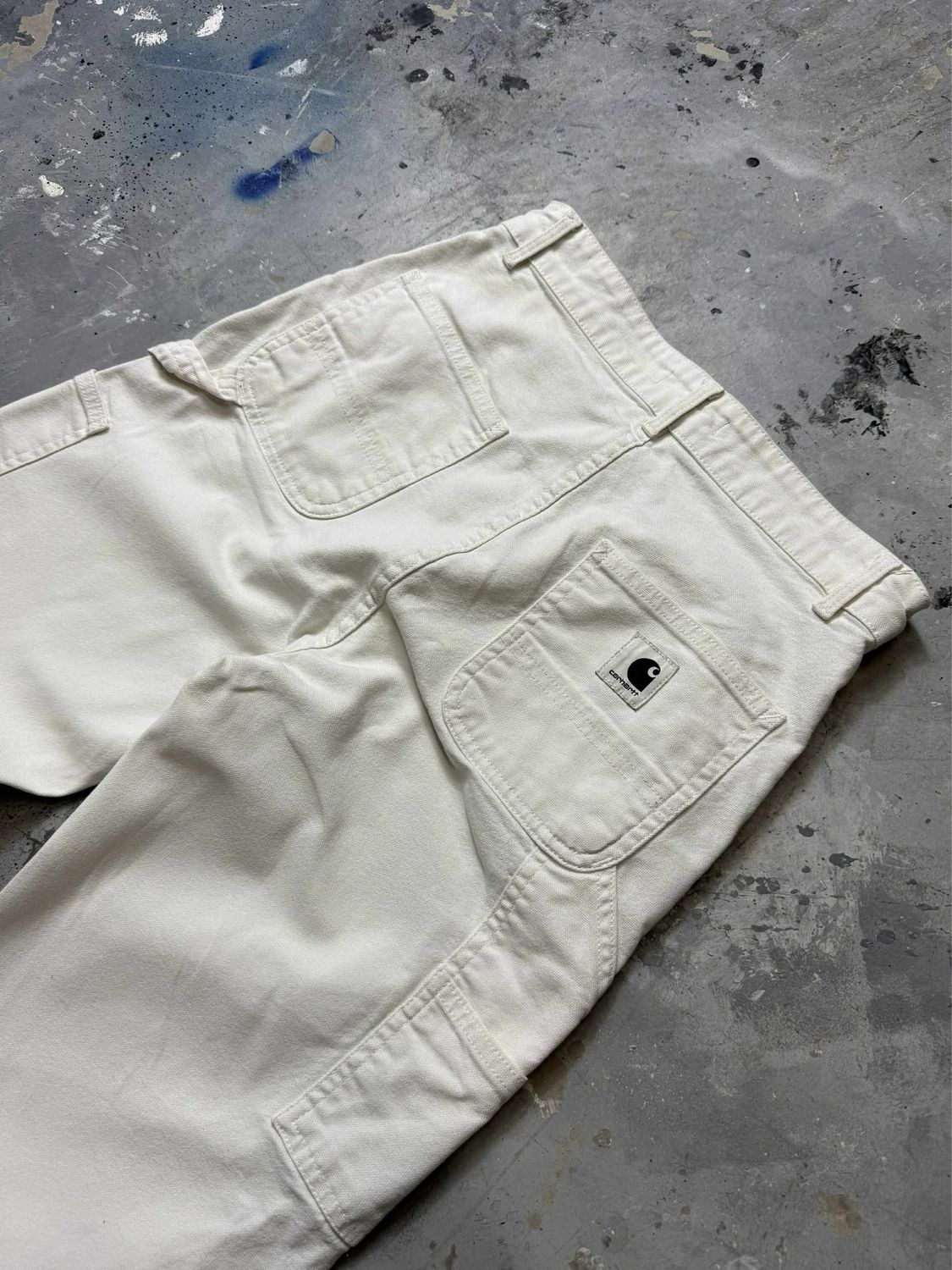 Spodnie Carhartt Pierce Straight 25 Jenas White