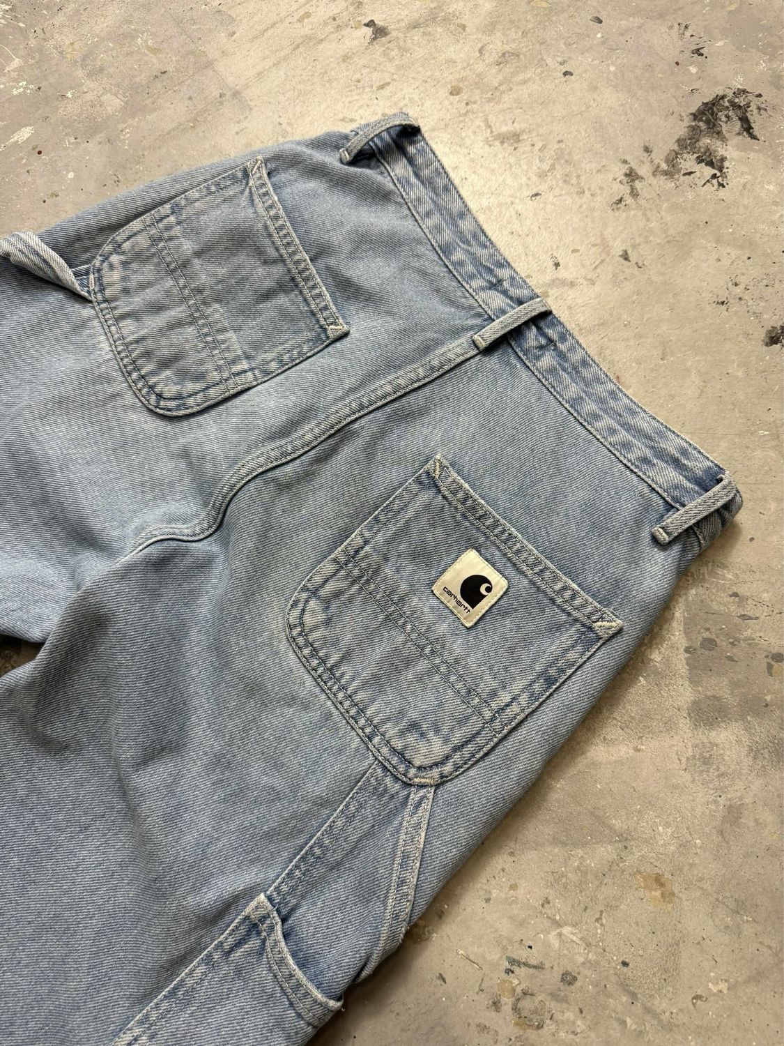 Spodnie Carhartt Pierce 25 Jeans Light-Blue