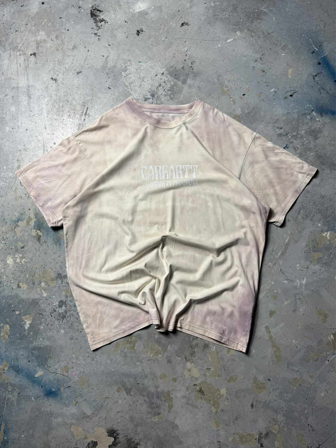 Koszulka Carhartt Removals Tee Tiedye Pink L