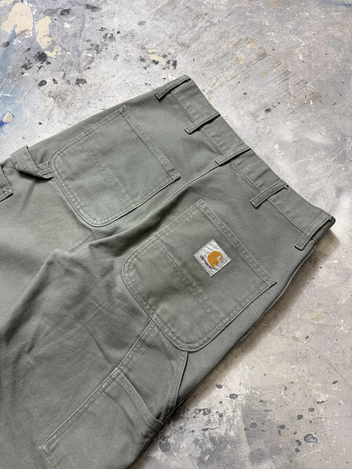Spodnie Carhartt Single Knee 26/32 Jeans Green