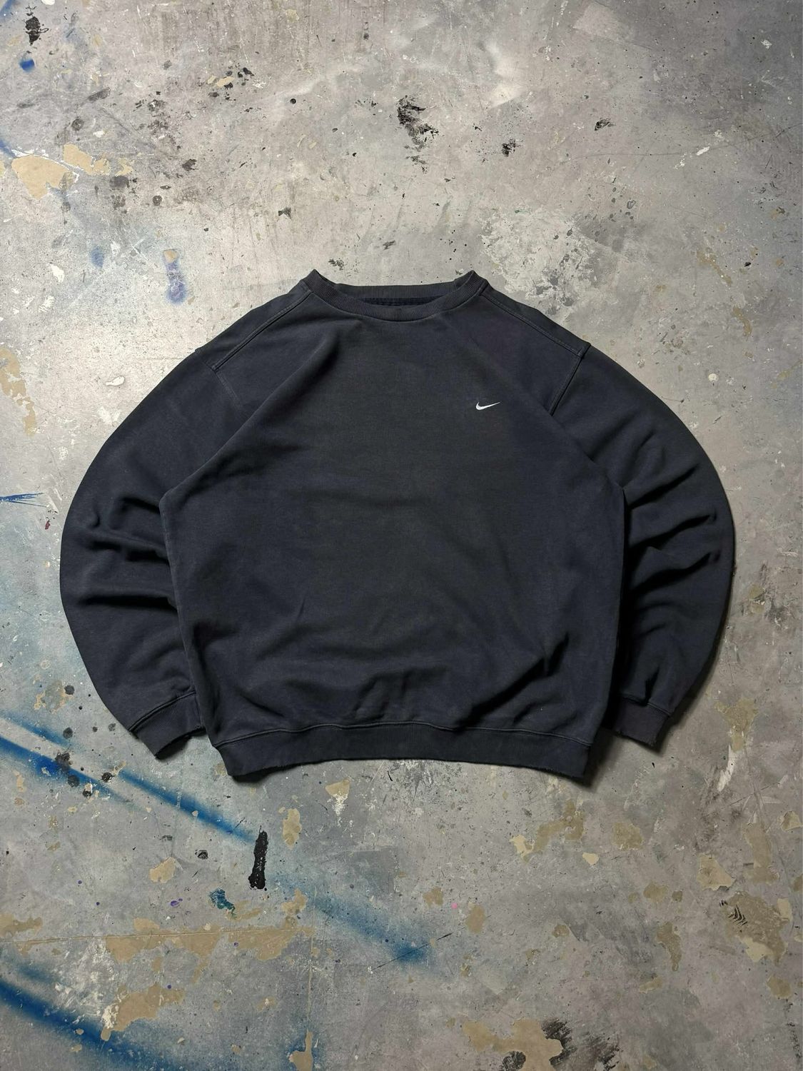 Bluza Nike Basic Swoosh Crewneck Navy L