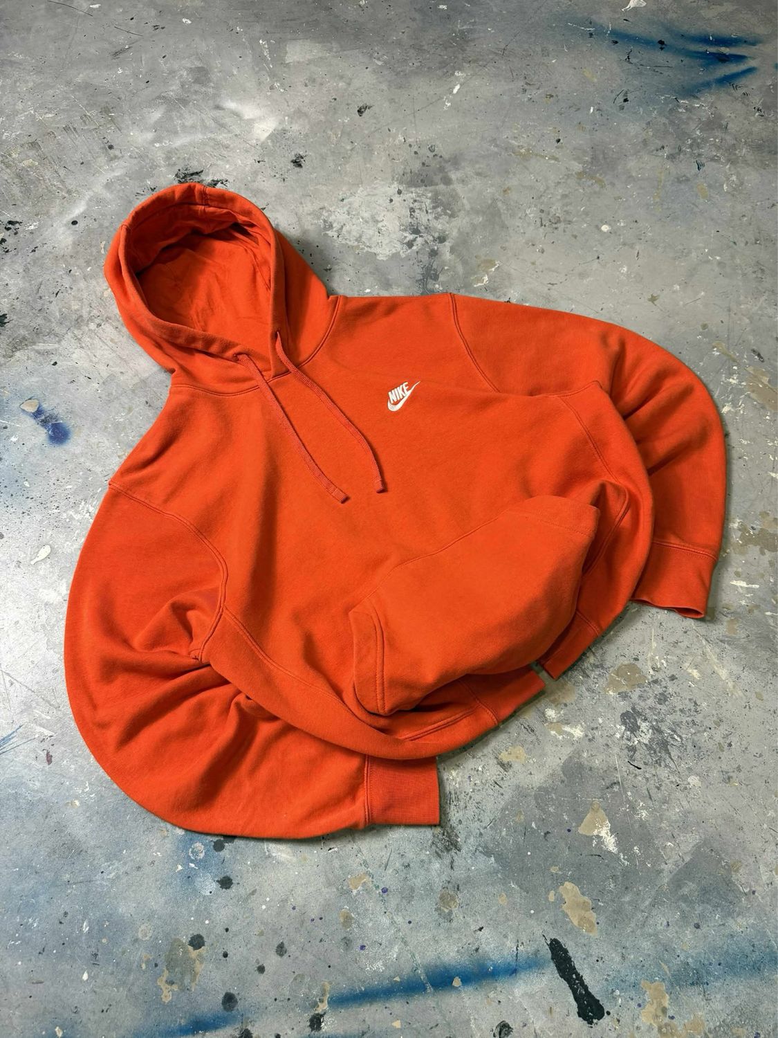 Bluza Nike Basic Logo Hoodie Orange M