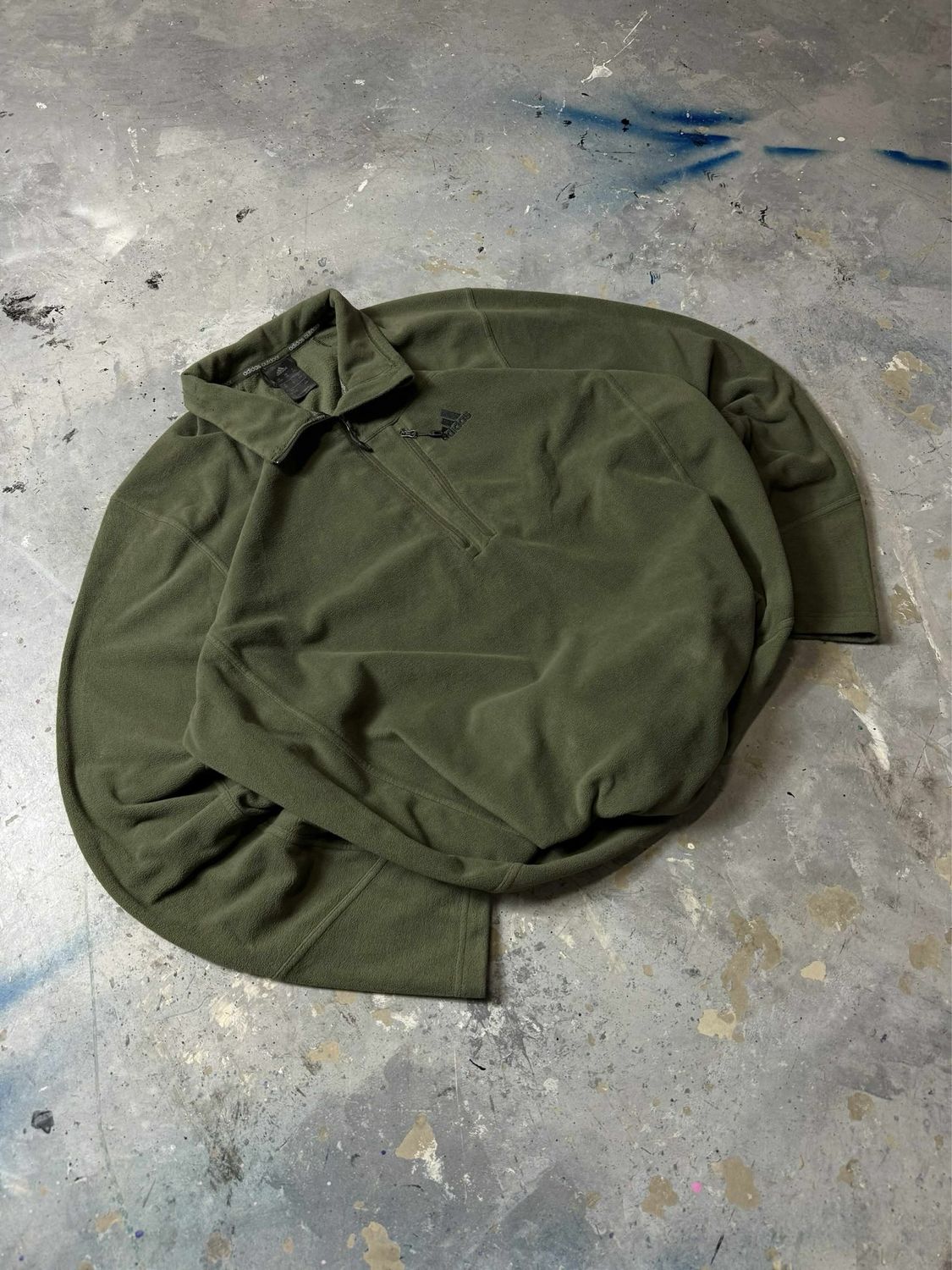 Bluza Adidas Outdoor Polar Half-zip Green XL