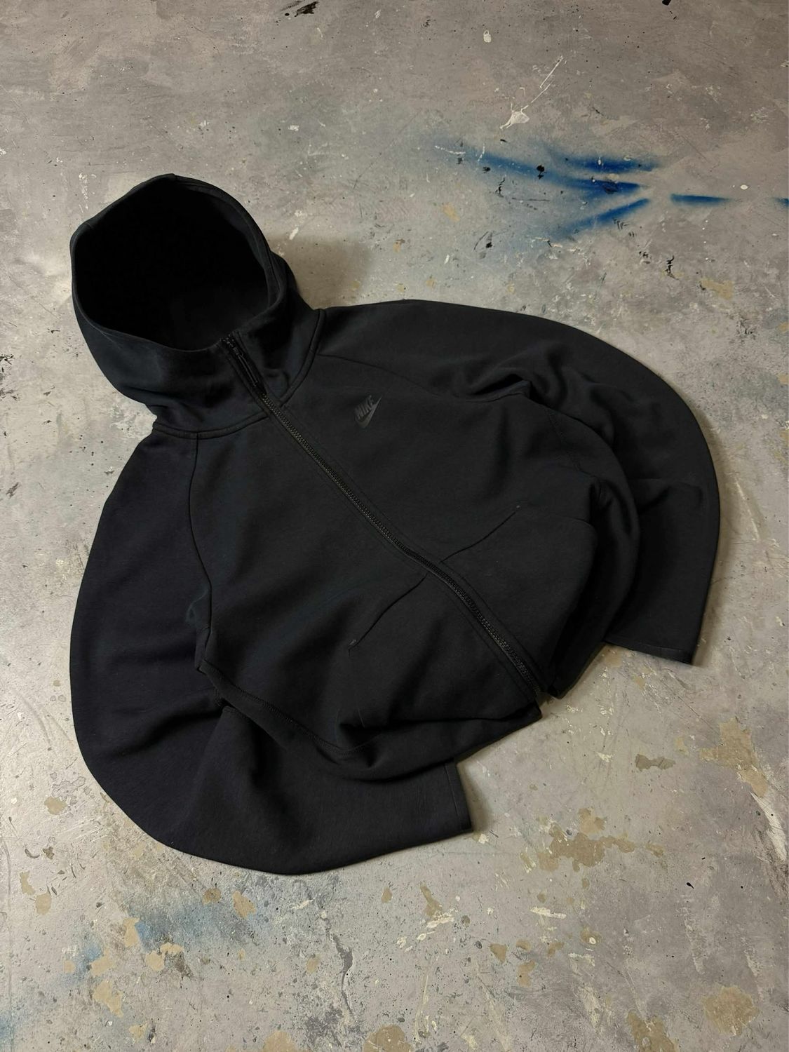 Bluza Nike Basic Logo Zipper Hoodie Black S
