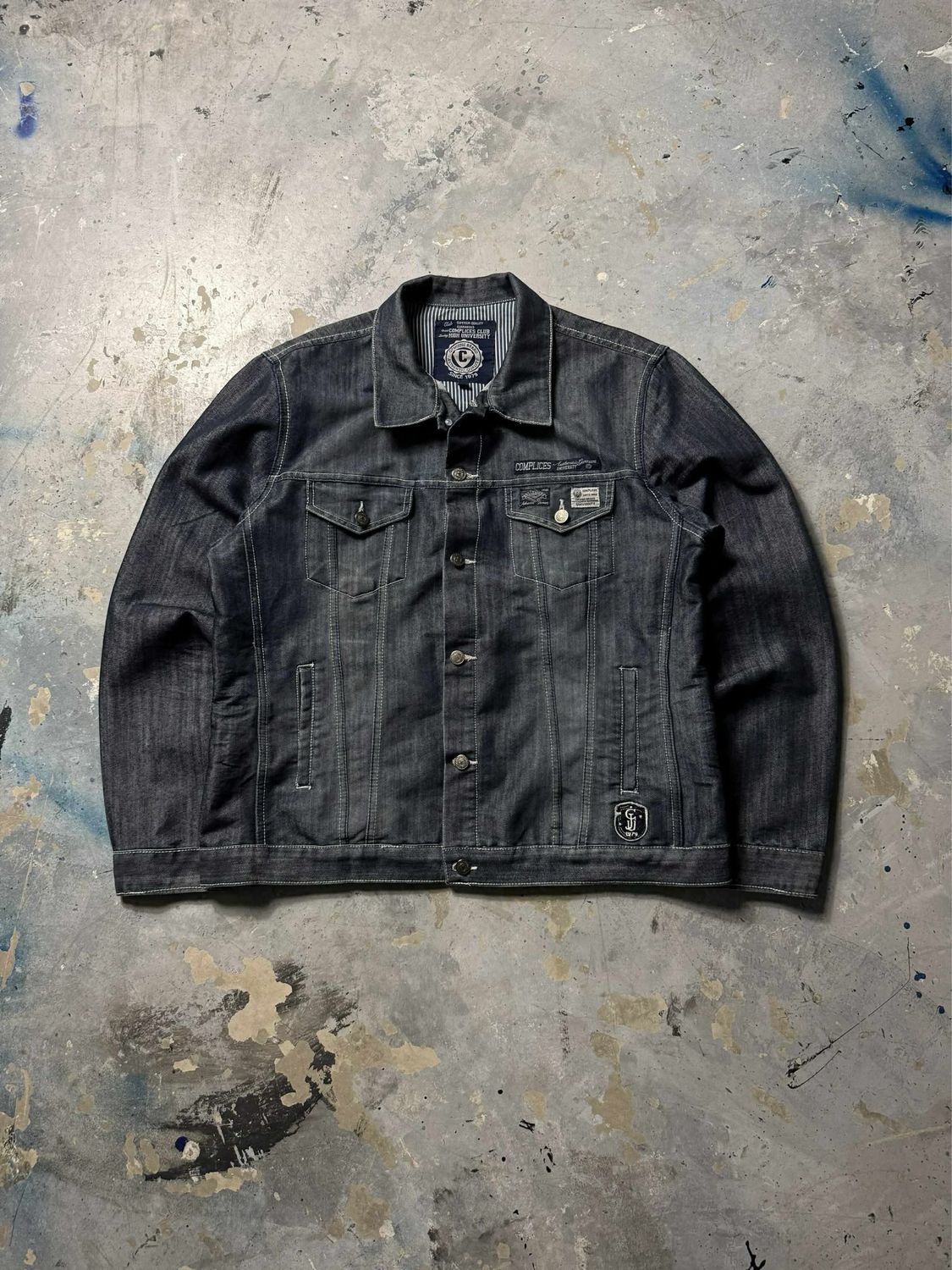 Kurtka Complices University Denim Jacket Blue M