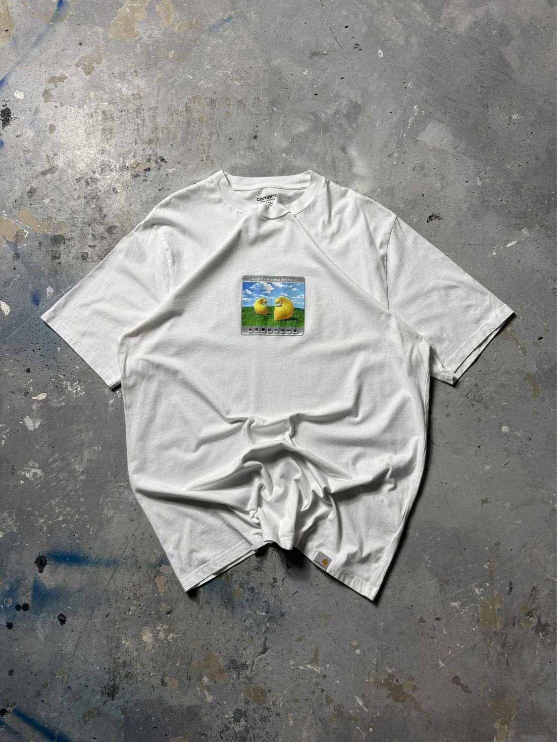 Koszulka Carhartt WIP SOUND Tee Beige XL