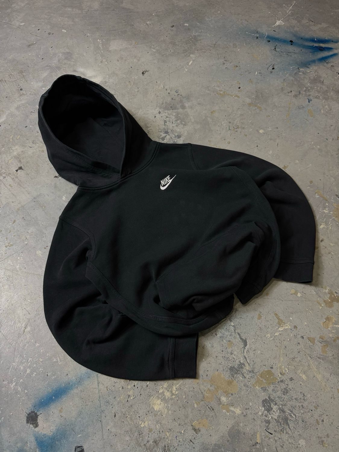 Bluza Nike Wh/Logo Junior Hoodie Black S