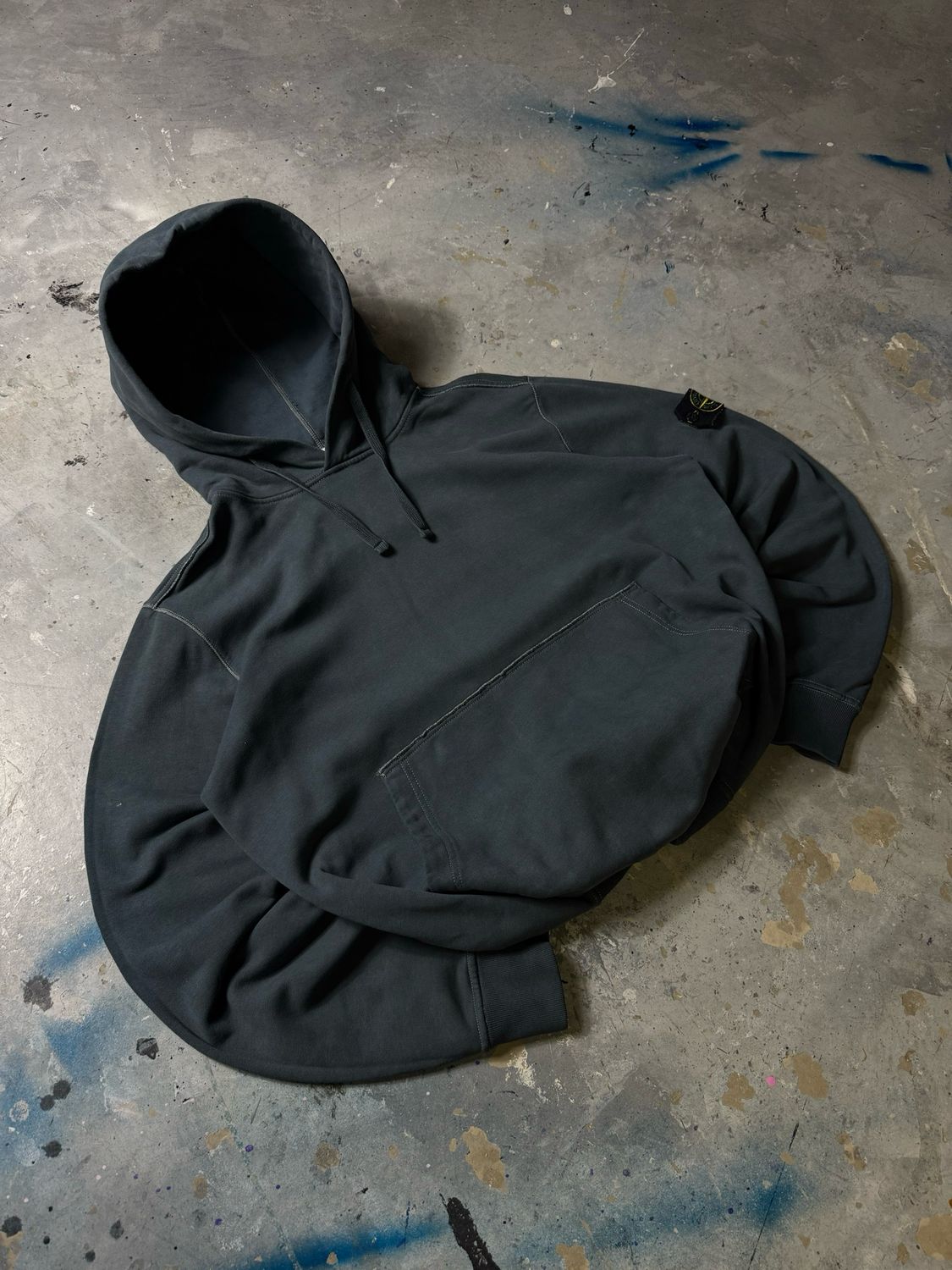 Bluza Stone Island Patch Basic Hoodie Dark-Gray L