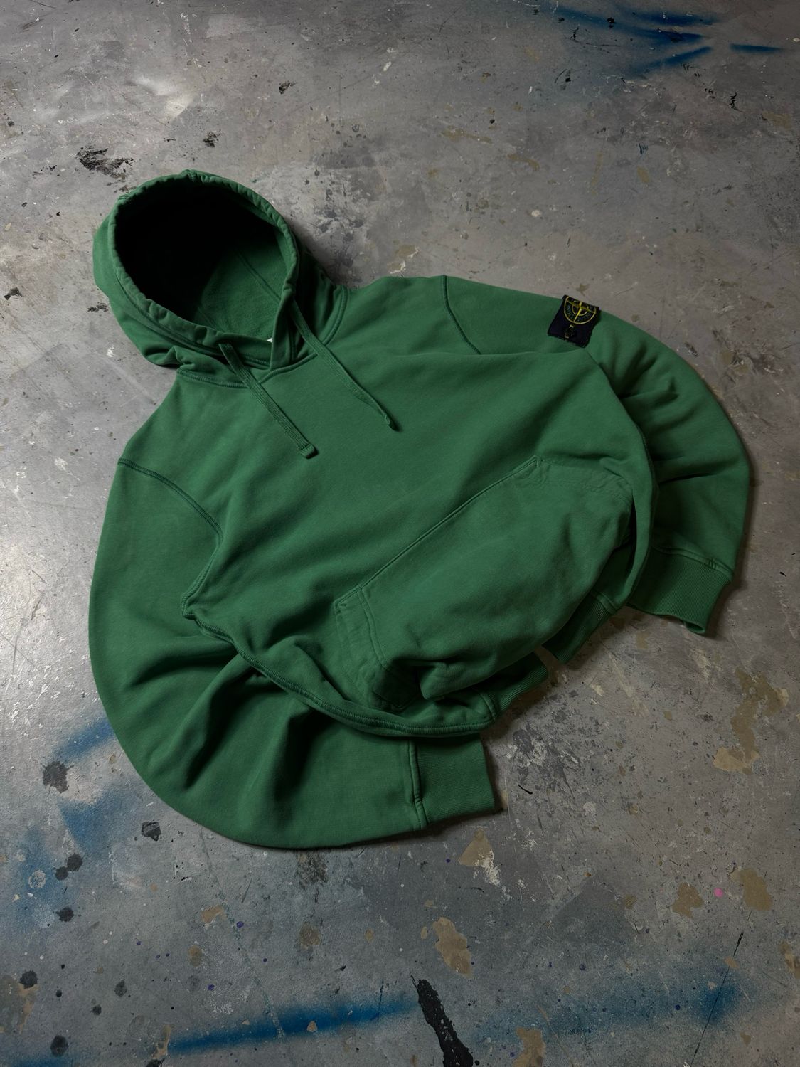 Bluza Stone Island Patch Basic Hoodie Green M