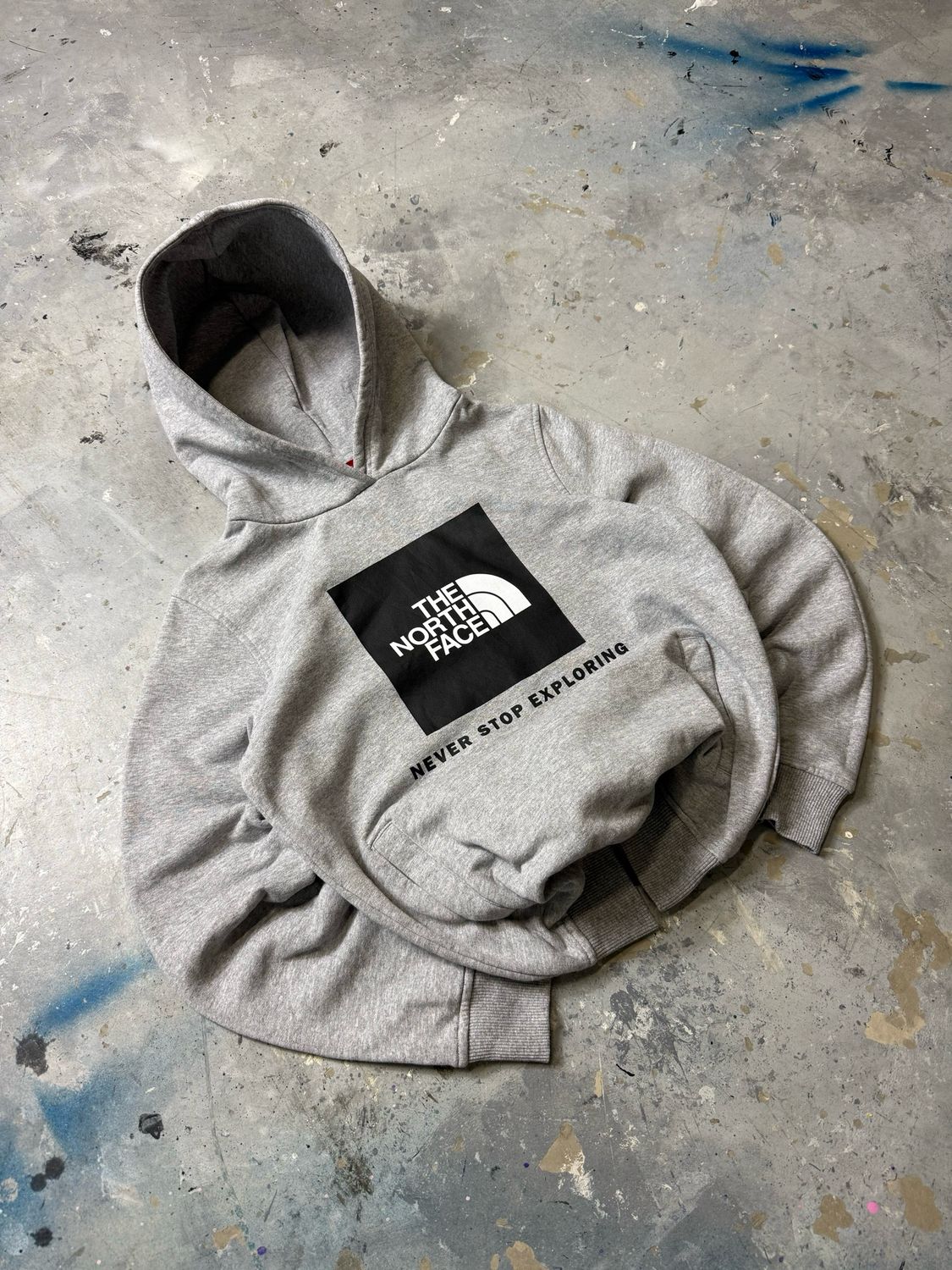 Bluza The North Face Box Hoodie Gray S