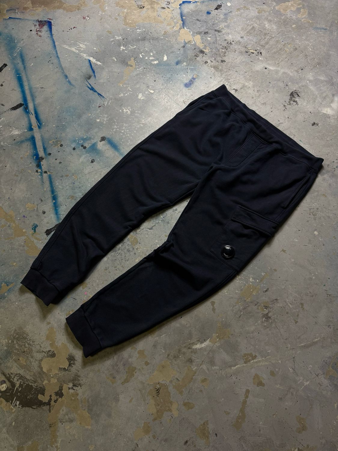 Spodnie CP Company Pocket XXL Sweatpants Navy