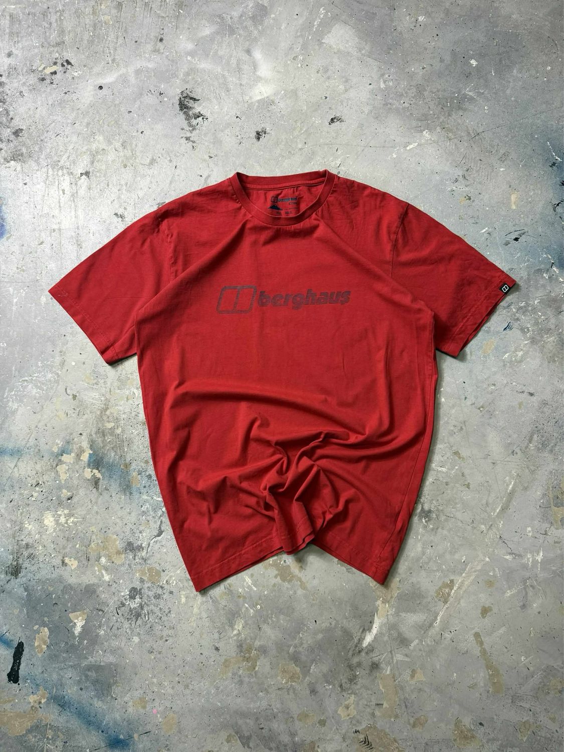 Koszulka Berghaus Faded Logo Tee Red L
