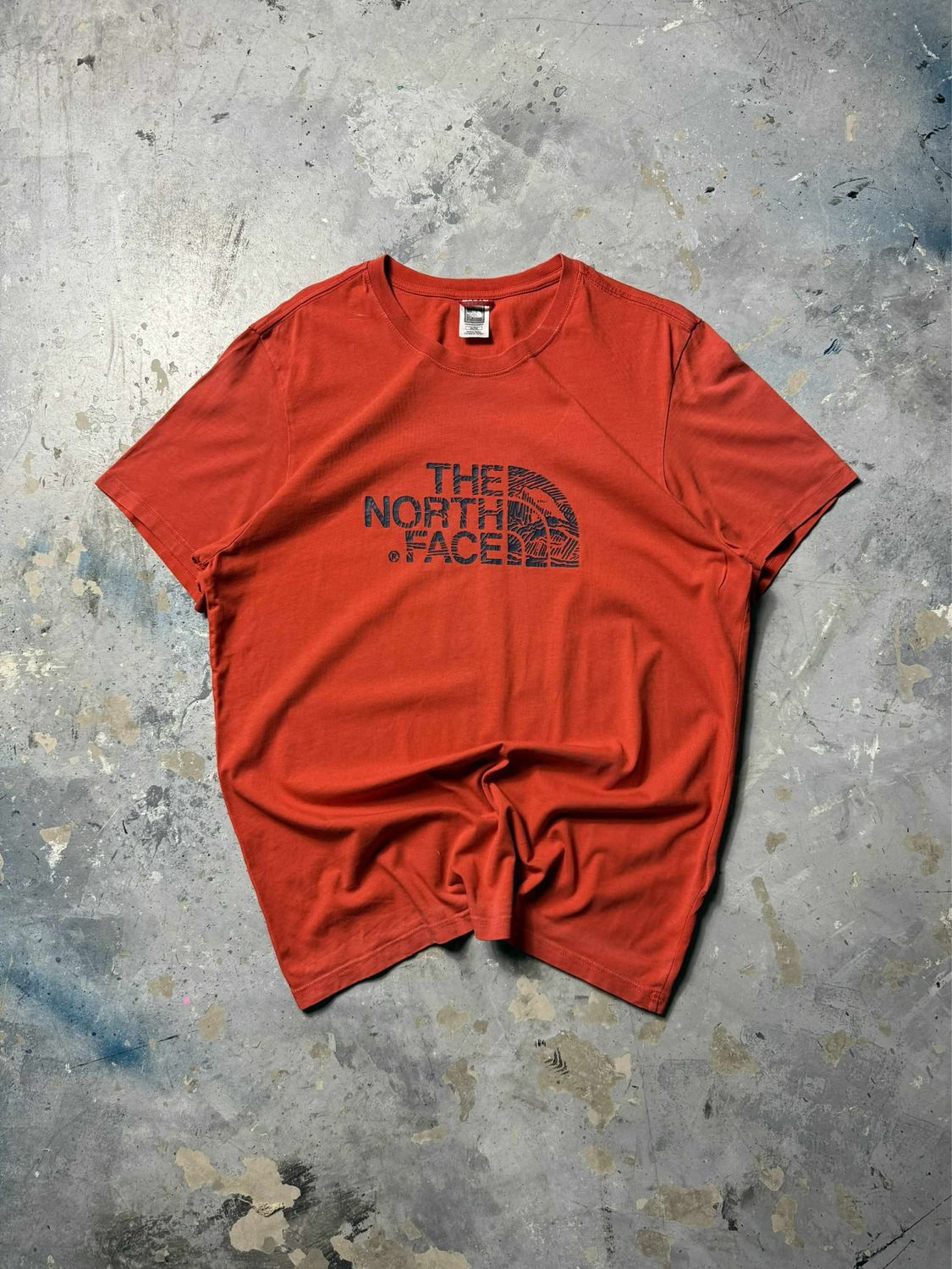Koszulka The North Face Woodcut Dome Tee Orange L