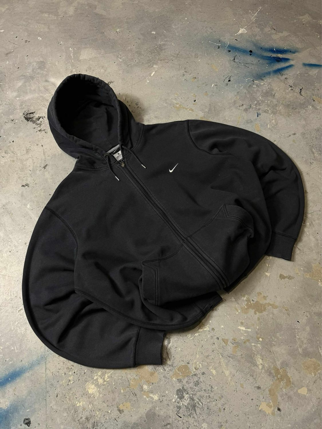 Bluza Nike Wh/Swoosh Zip Hoodie Black L