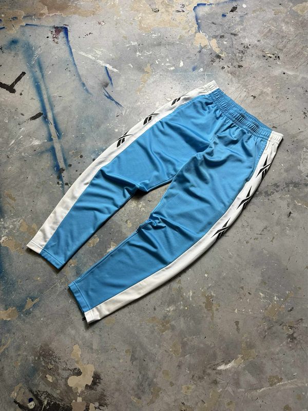 Spodnie Reebok Logo Stripes Sweatpants Blue