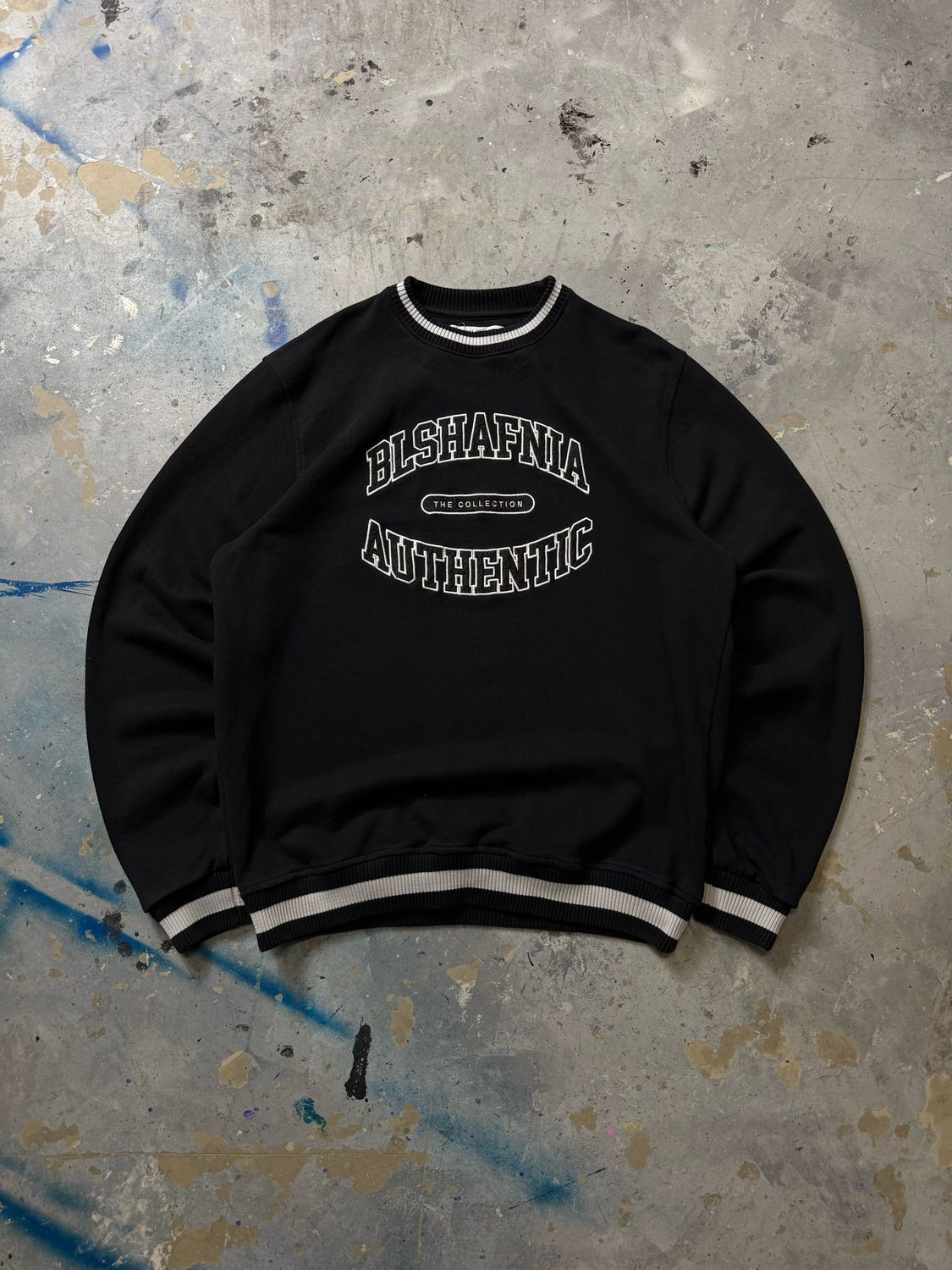 Bluza BLS HAFNIA Logo Crewneck Black L