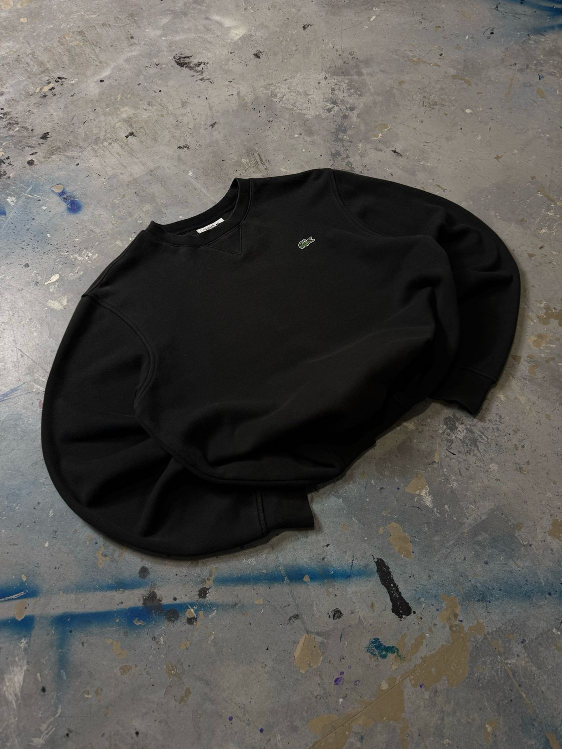 Bluza Lacoste Logo Crewneck Black M