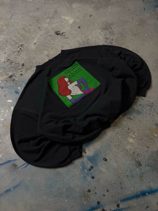 Bluza Mauritz Who Framed Roger Rabbit 80&#39;s Crewneck Black L