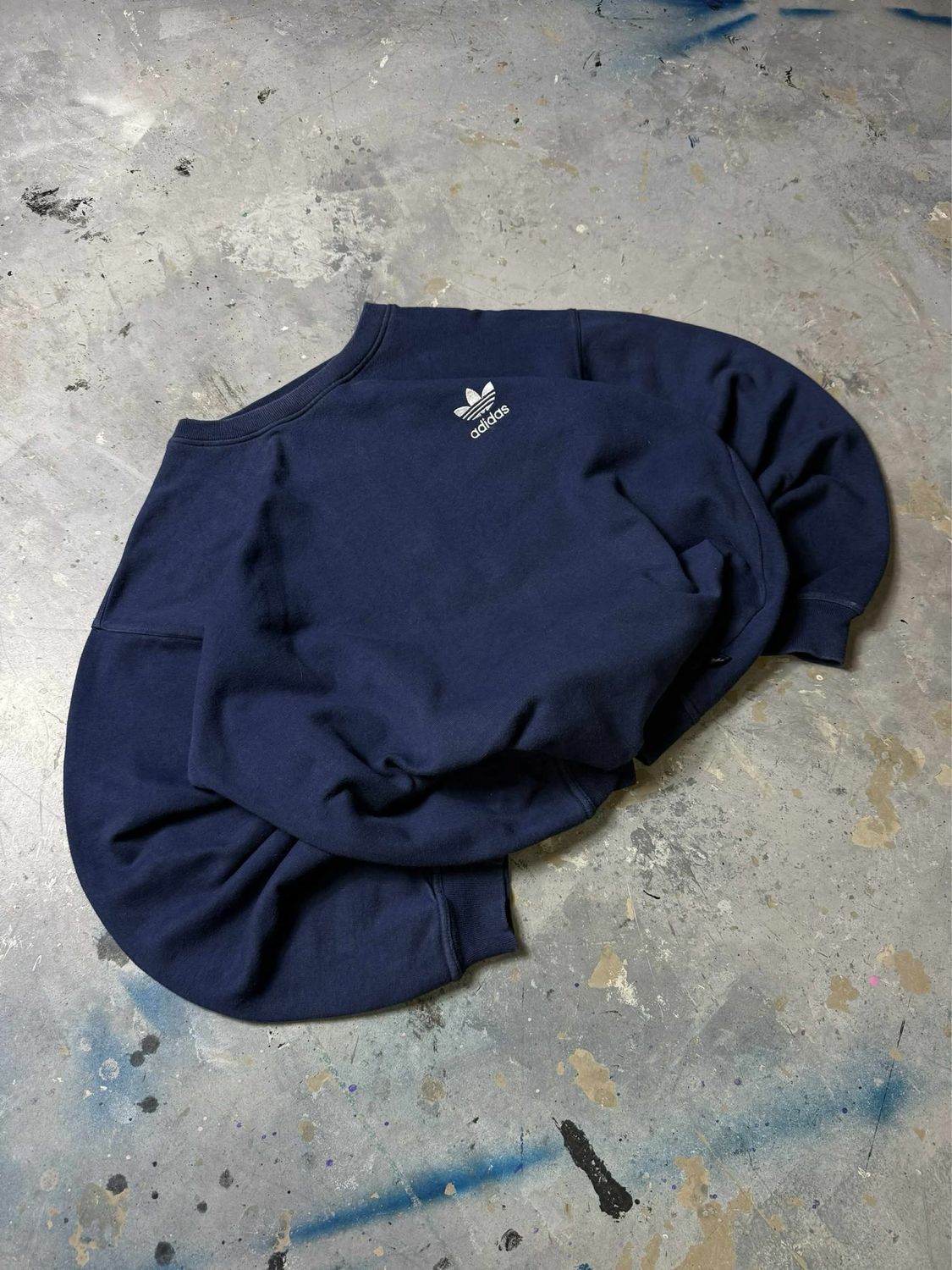 Bluza Adidas Originals Logo Crewneck Navy L