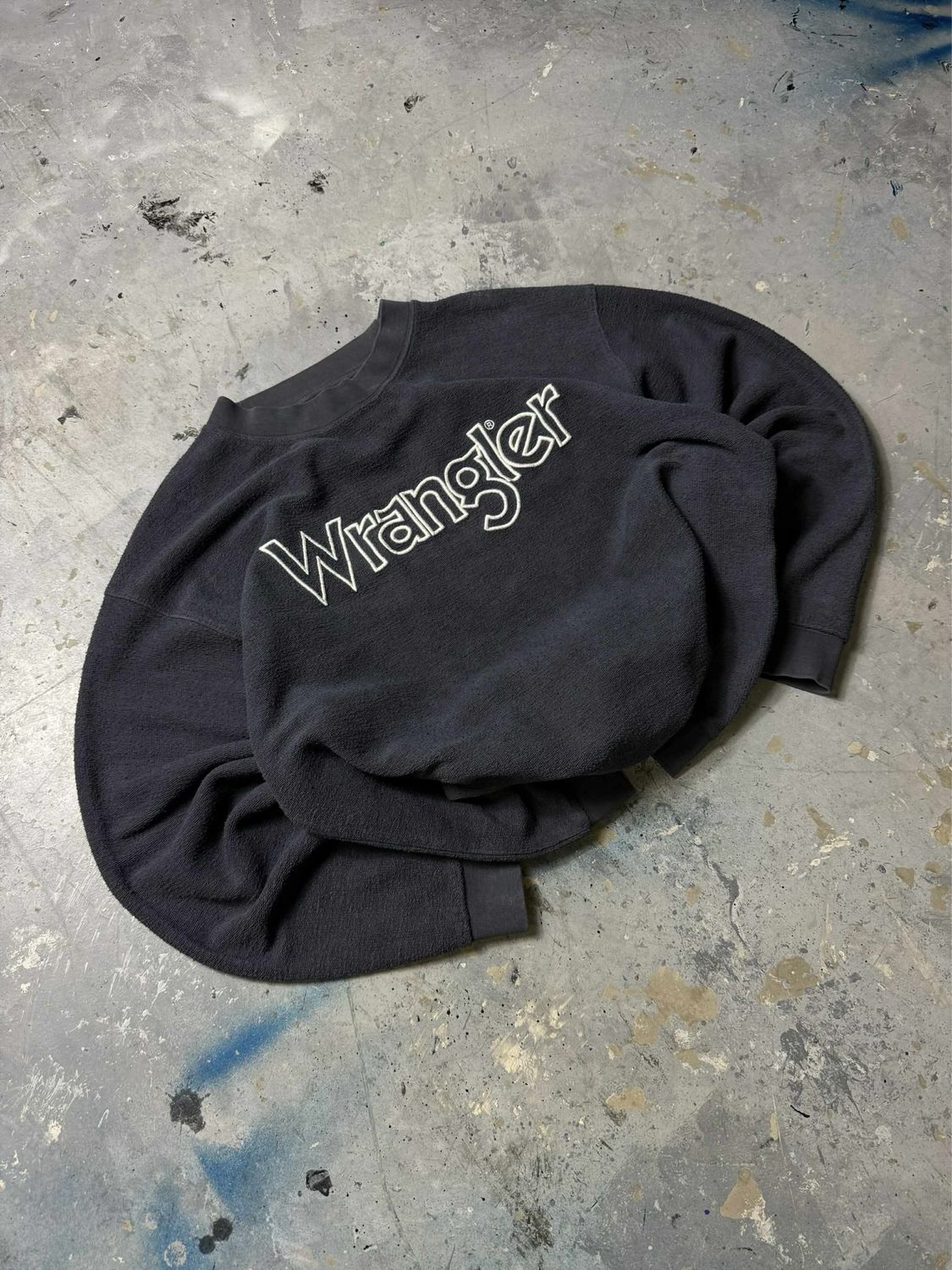 Bluza Wrangler Big Logo Crewneck Grey M