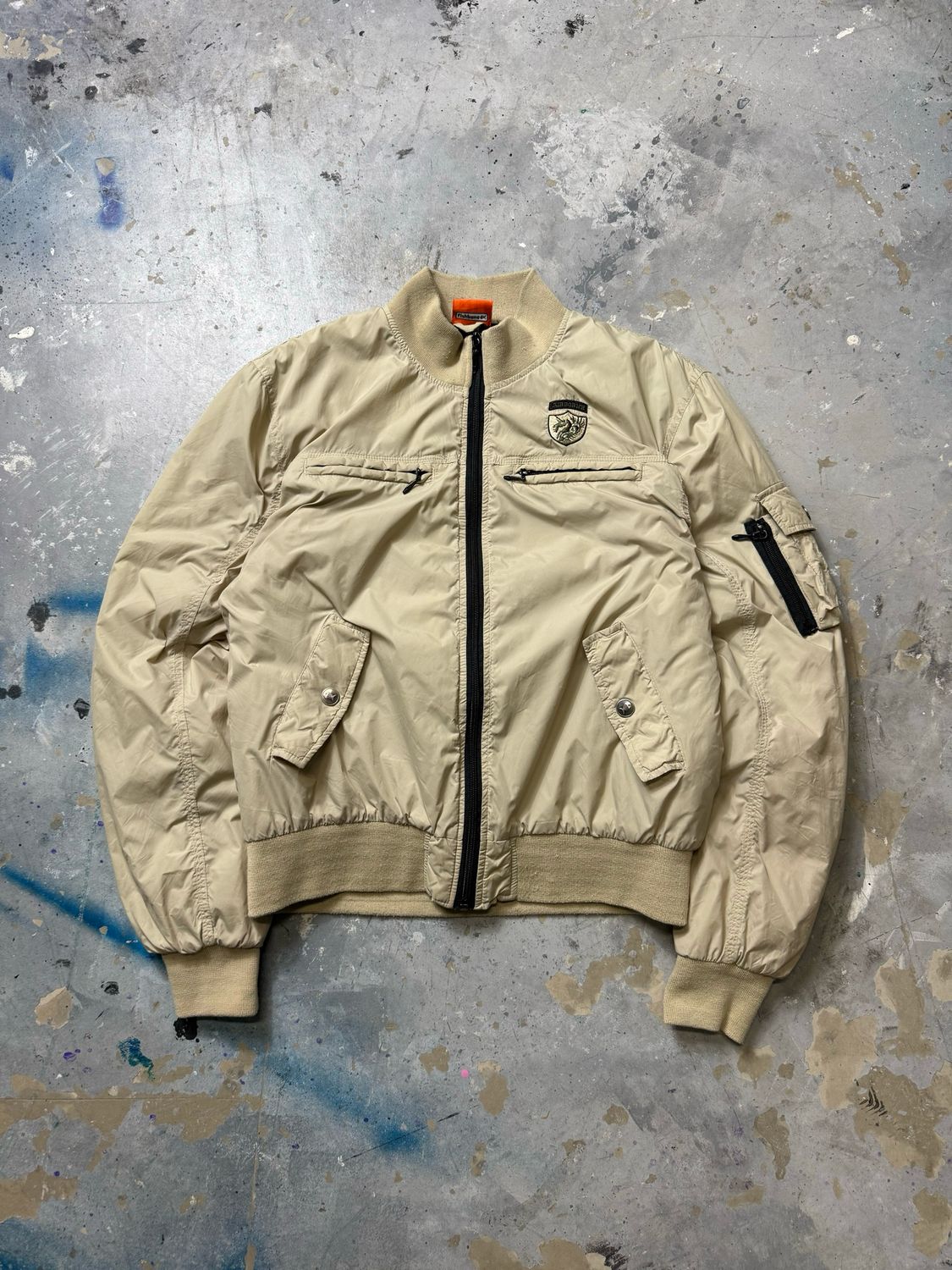 Kurtka Fishbone Bomber Jacket Creme M
