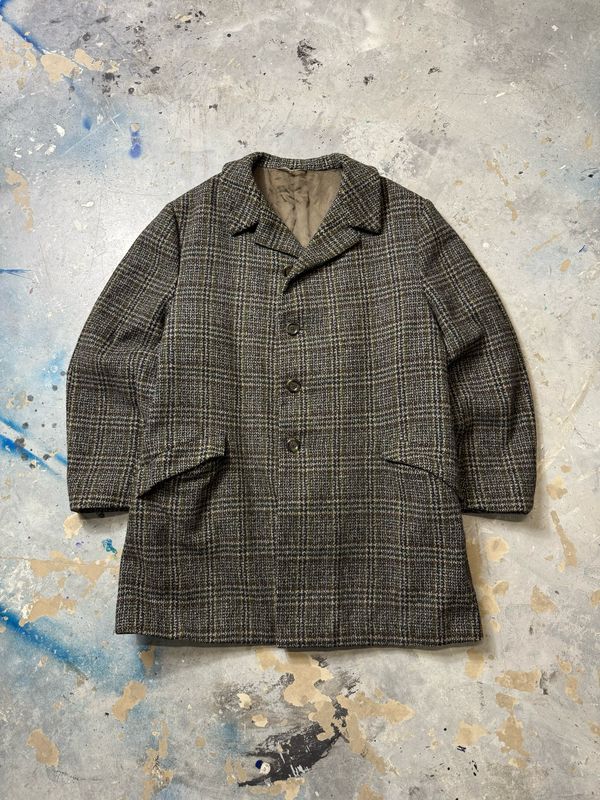 Płaszcz Wełniany Hardy Amies Wool Coat Brown L