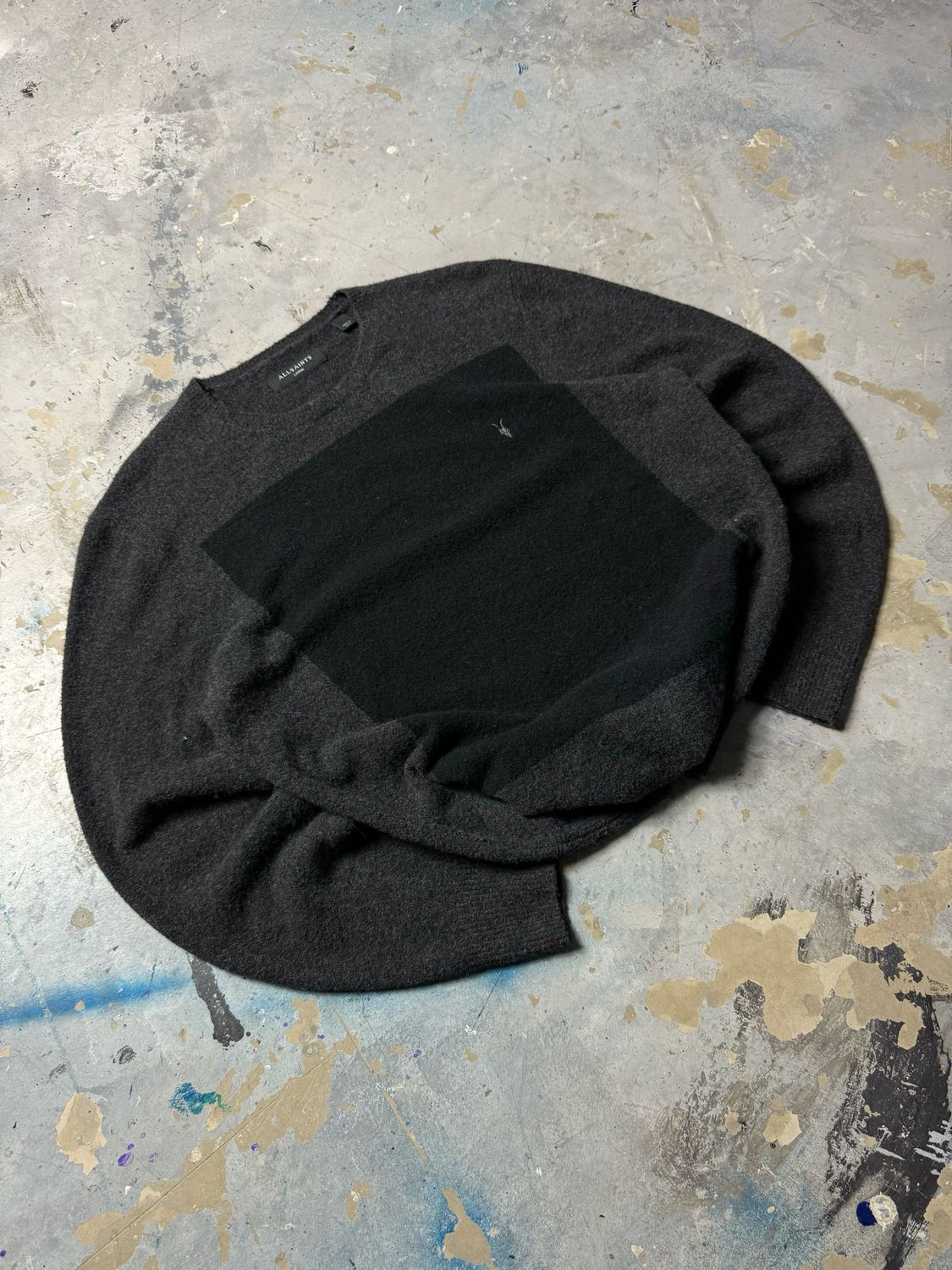 Sweter All Saints Basic Logo Grey M