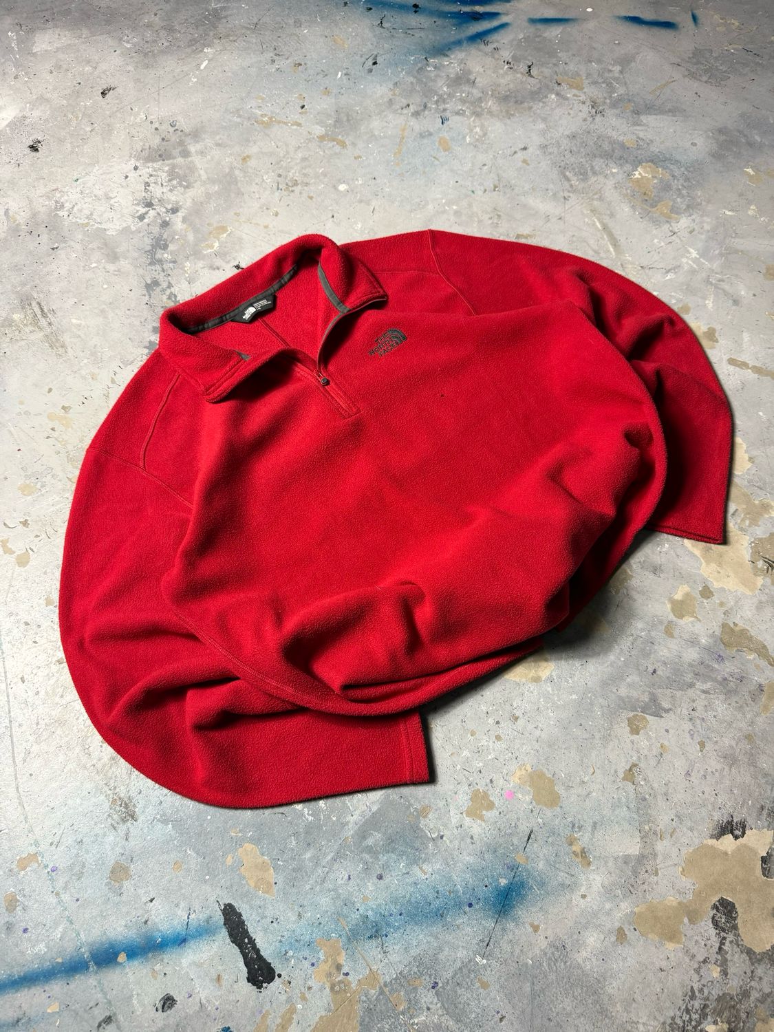 Polar The North Face Colar Zip Polar Red L
