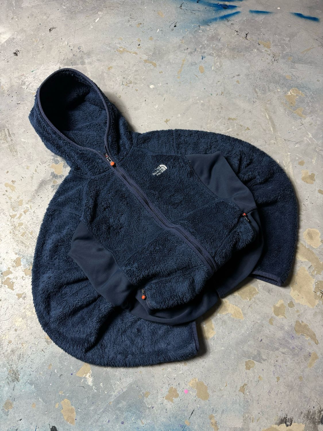 Polar The North Face Teddy Hood Zip Polar Navy S