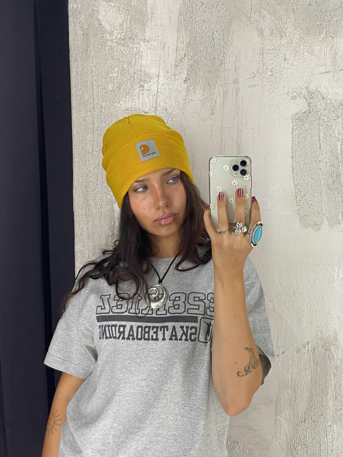 Czapka  Czapka Zimowa Carhartt Yellow ONE SIZE