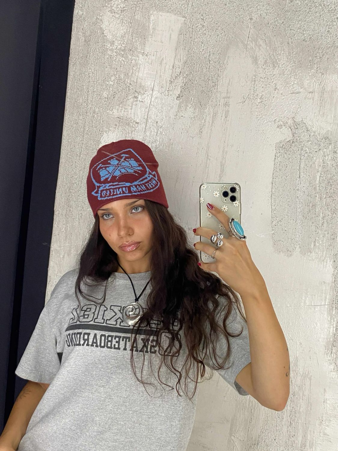 Czapka Czapka Zimowa West Ham United Burgund ONE SIZE