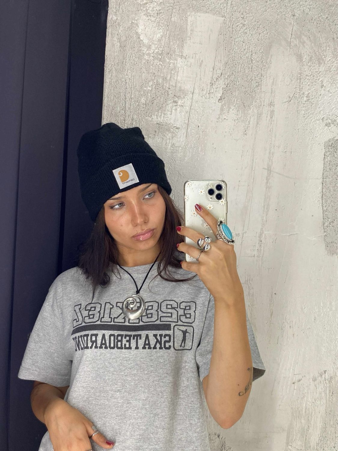 Czapka Czapka Zimowa Carhartt Black ONE SIZE
