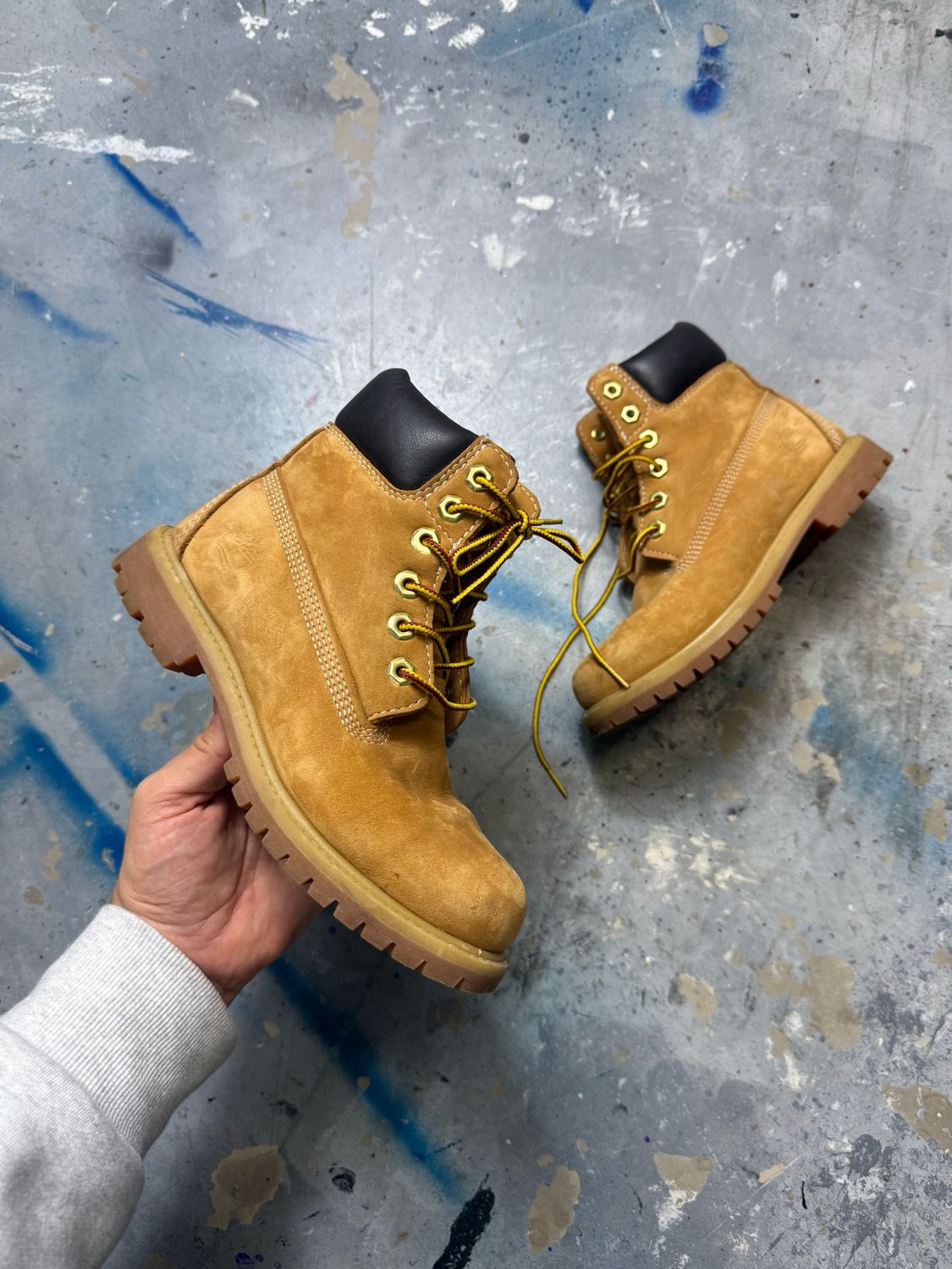 Buty Timberland Suede Leather Boots Beige 36
