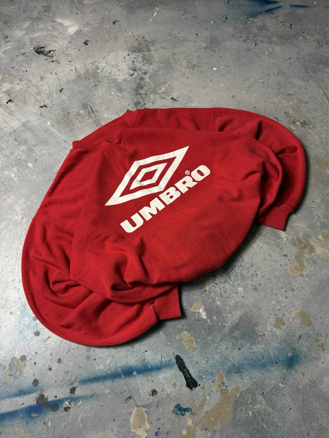 Bluza Umbro Big Logo Crewneck Red XL