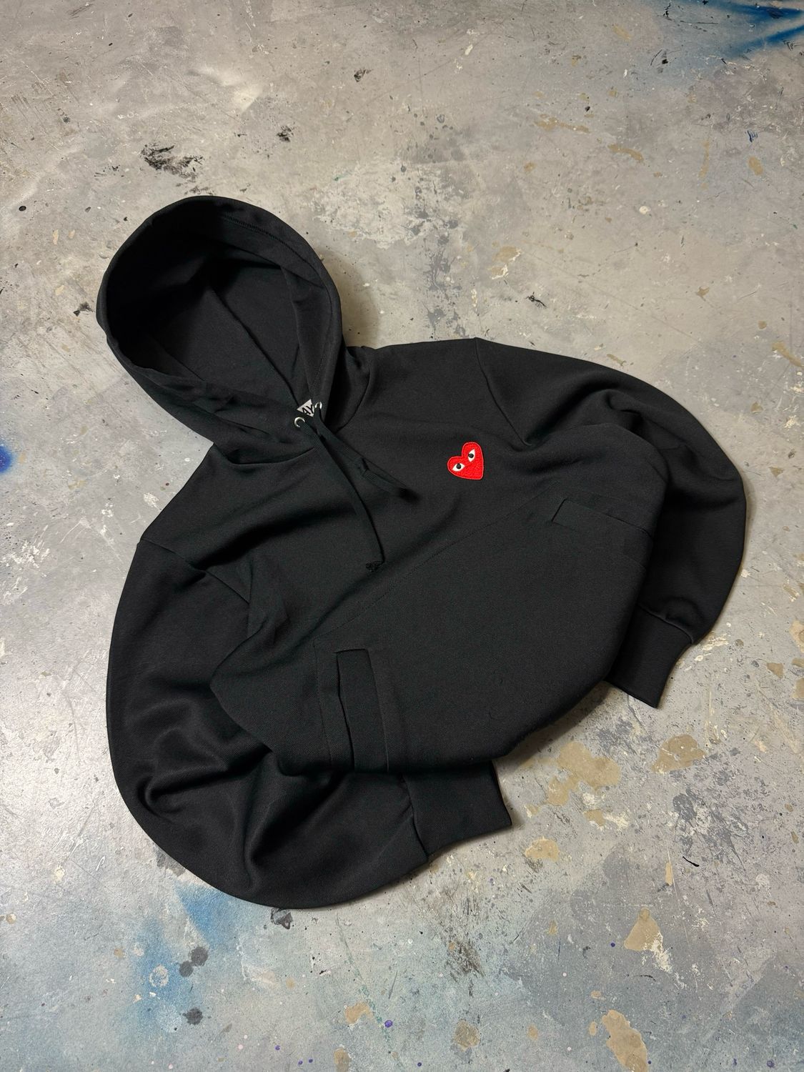 Bluza Comme Des Garcons Small Logo Hoodie Black S