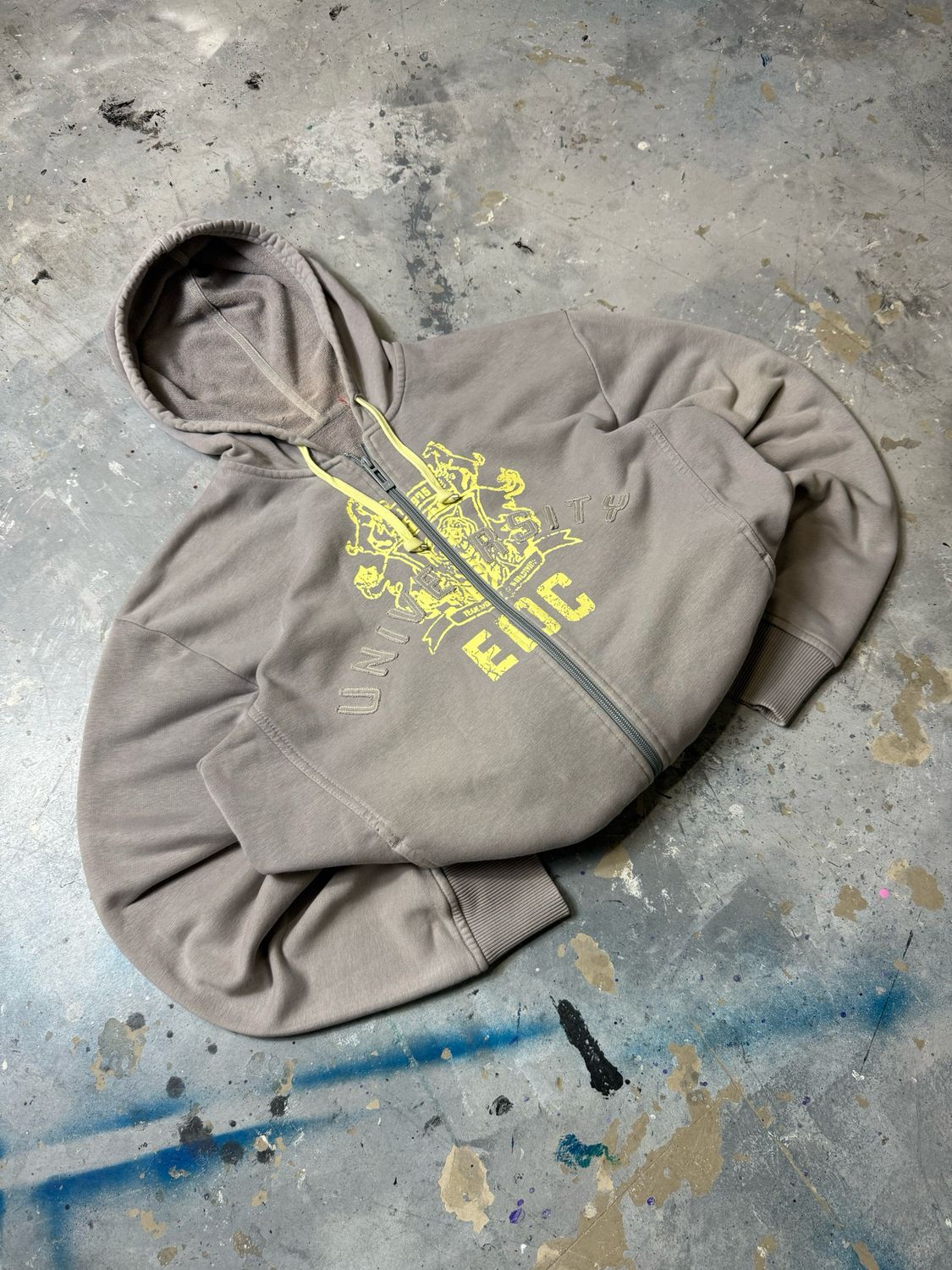 Bluza EDC University Zip Hoodie Beige M