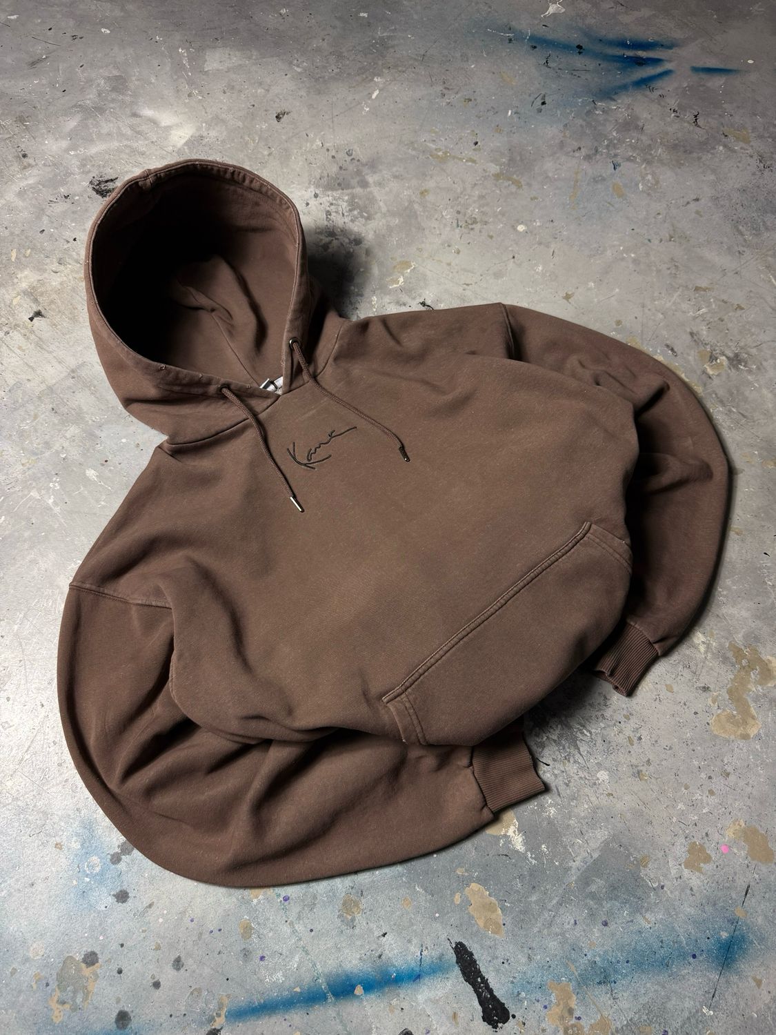 Bluza Karl Kani Centered Logo Hoodie Brown XL